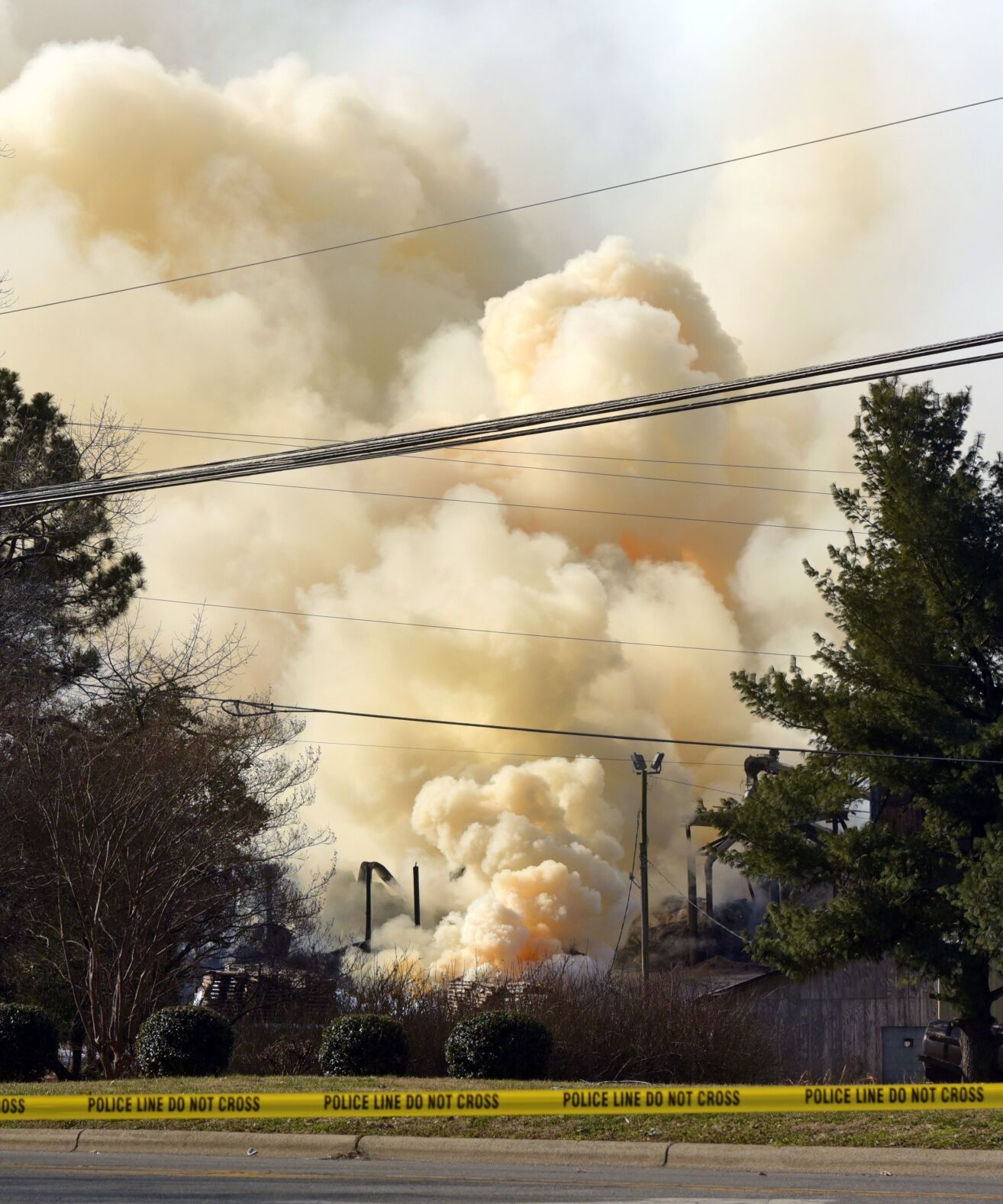 Winston Weaver fertilizer fire on Tuesday